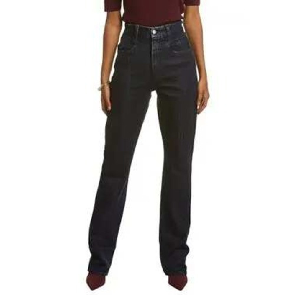Joe's Jeans Andrea's‎ Lookbook Moreau High Rise Straight Leg Indigo Jeans 26